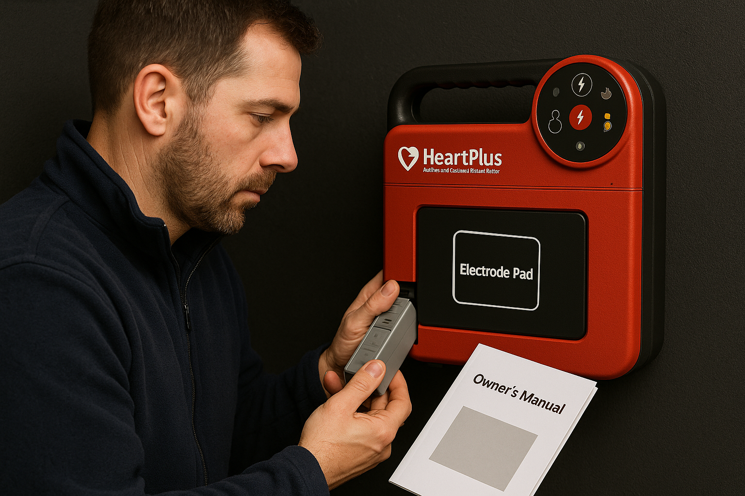 Maintenance défibrillateur professionnelle – vérification électrodes et batterie